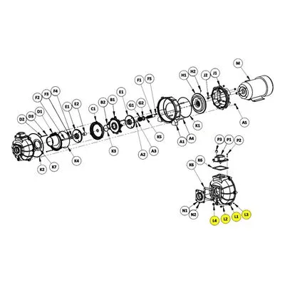 AMT Pumps 2MPX-001-95 Casing Kit, Pump Spare Repair Parts.