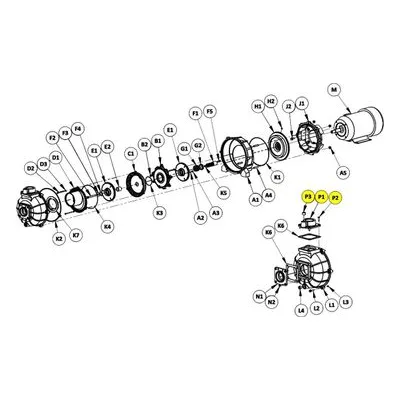 4800-080-95 AMT Pumps Repair Part DIS MANIFOLD 2" FNPT W/ FILL SUBGROUP/KI. A Gorman-Rupp Company.