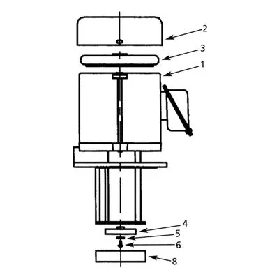 AMT Pump Repair Part 5350-160-00, 15MM MECHANICAL SHAFT SEAL -BUNA N. 5350, 5351, 535A & 535B Models.