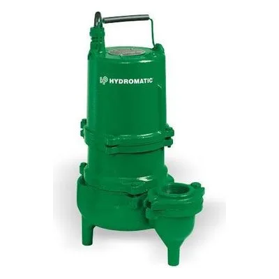 Hydromatic Pumps SKHS50M6 20 SKHS High Head Sewage Pump, 2" Discharge, 1/2 HP, 200 Volts, 3 Phase, 3450 RPM, 2" Solids
