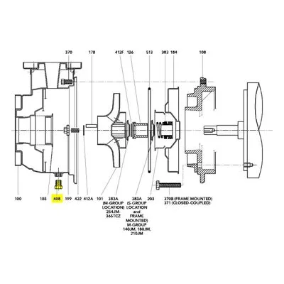 Goulds Part / Accessory 6L60 FILL PLUG VITON ESV Manufactured by Xylem.