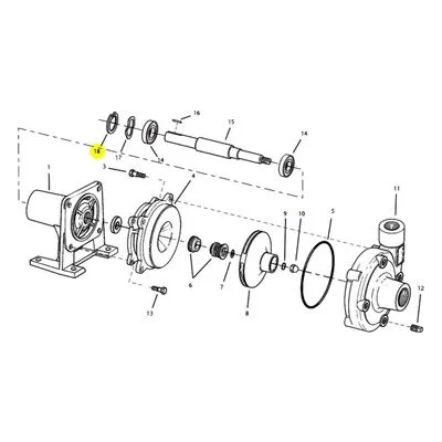 AMT Pump Repair Part 1695-034-00, AP495-59 SNAP RING. 4897, 4906 & 4907 Pedestal Pumps.