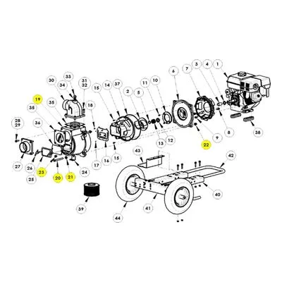 AMT Pumps 2116-001-96 CASING XA 4" TRASH SUBGROUP KIT