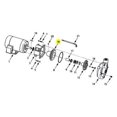 AMT Pumps 4240-025-00 CASING COVER XCI MBV -01