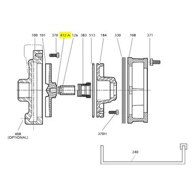Goulds Pumps Repair Part 5K221 O-RING EPR-ICS
