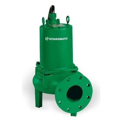 Hydromatic Pumps S4S300M2-4 S4S Sewage Ejector Pump, 4" Discharge, 3 HP, 230 Volts, 1 Phase, 1750 RPM, 3-1/2" Solids