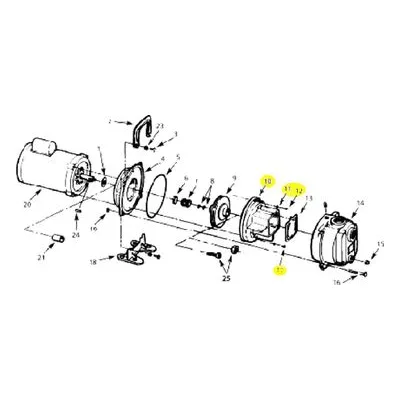 AMT Pumps 379A-150-95 VOLUTE XCI 3/4 TO 1HP SUBGROUP