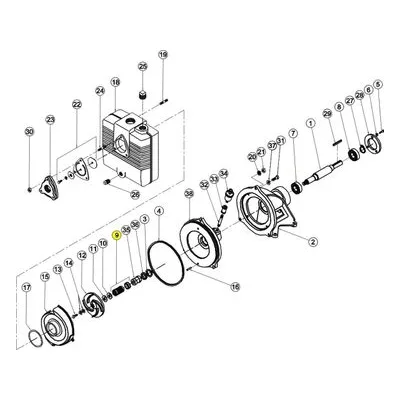 Barnes Pumps 022197 Repair Pump Part Number SEAL, MECH, 1.25", C/CE/N