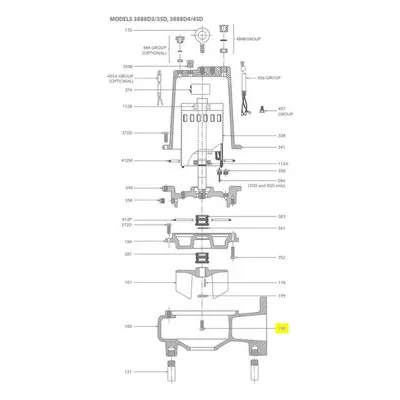 Goulds Pumps Repair Part 13K48 IMPELLER BOLT