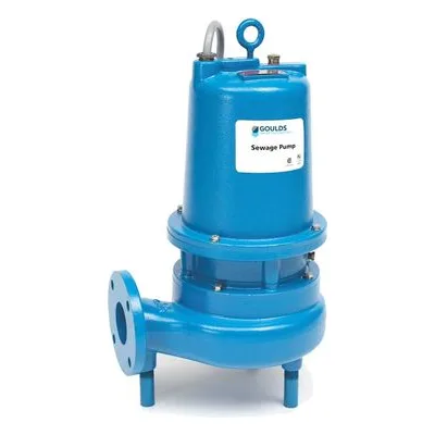 Goulds Water Technology WS1512D3J 3888D3 WS_D3 Dual Seal Submersible Sewage Pump 1.5HP 1/60/230 6.50" 11.0MA by Xylem.