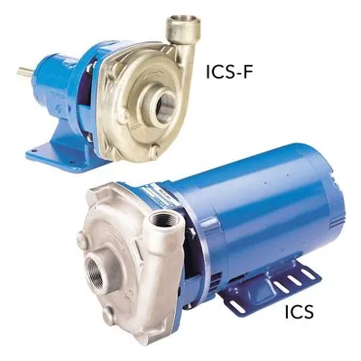 Goulds Water Technology 1SS1D4N2 ICS Stainless Steel End Suction, Close Coupled Pump 3/4HP 1/60/115-230 TE 3.00" by Xylem.