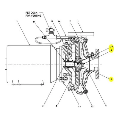 AMT Pump Repair Part 427B-010-97, IMPELLER KIT. 427B-95 & 4272-95 Pumps.