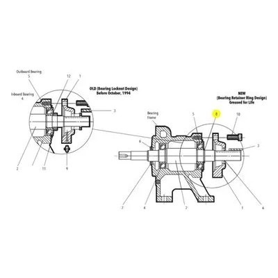 Goulds Pumps Repair Part 5K245 RETAINING RING
