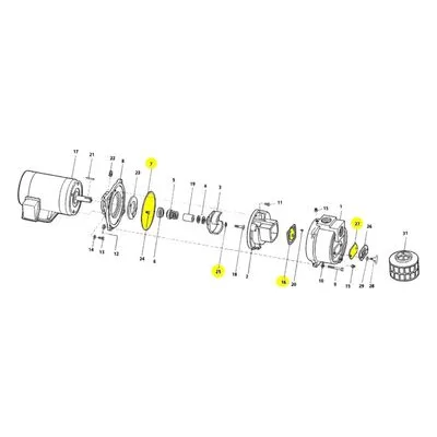 AMT 394A-95 394B-95 Pump Repair Part 394A-300-90, 394 GASKET BUNA JM TRASH W/CLEAN SUBGRP