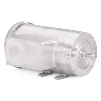 CFSWDL3504 Baldor Washdown Duty Food Safe Stainless Steel AC Motors.5HP,1740RPM,1PH,60HZ,56C,3524L,TEFC,F1.