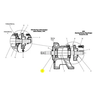 Goulds Pumps Repair Part 5K160 V-RING-BOX-3-3756S