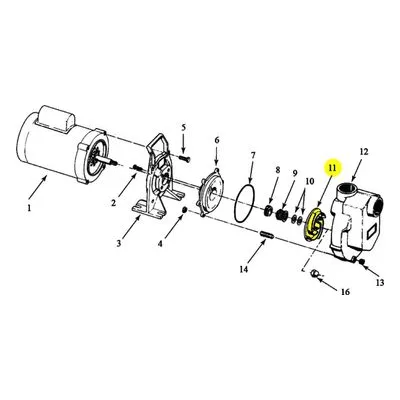 AMT Pumps 4294-010-00 IMPELLER XSS 0.33HP MBV TO -01