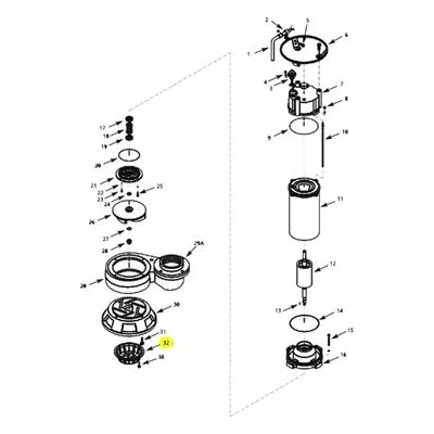 AMT Pump Repair Part 5767-170-90, STRAINER KIT, 576E-95B 4" 5 HP Shredder Pumps Model.