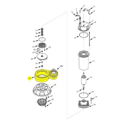 AMT Pump Repair Part 5763-001-95, CASING KIT 3" SHREDDER PUMPS. 5763-95B 2 HP Model.