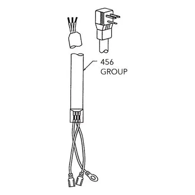 Goulds Pumps Repair Part 9K444 CORD SET 230 20' PLUG 3885/6/7