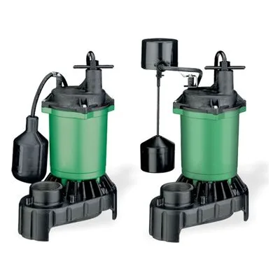 Pentair Myers MS33V10UP MS Series Zinc/Cast Iron Submersible Sump Pump. PUMP, SUMP 1/3HP 1-115 10' CORD V Unpac.