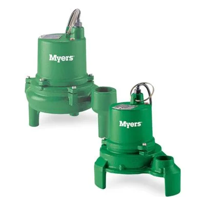 Pentair Myers ME3F-11-01 ME3 Series Cast Iron Submersible Effluent Pump. 26229D000 PUMP SUMP/EF 1/3HP 115/1/6.