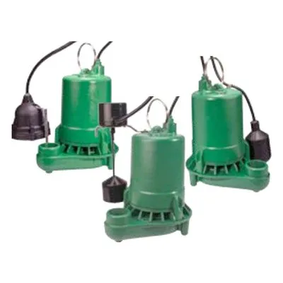 Pentair Myers MSCI50V10-R MSCI Premium Cast Iron Sump Pump. HEAVY DUTY CI SUMP 1/2HP 115V VERTICAL 1.