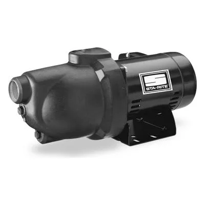 Pentair PNC-10-115 StaRite PN Series Thermoplastic, Self Priming Shallow Well Jet Pump, JET PUMP 1/2HP SET TO 115V.