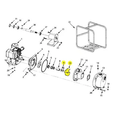 AMT 316F-010-98 Pump Repair Part - IMP XSS 5.0HPGF SUBGROUP.