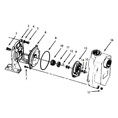 AMT 3892-K8 Pump Repair Kit 3892-98 Self Priming Model