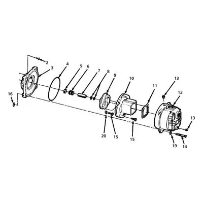 AMT 3930-KD Pump Repair Kit 3930-D5 2" Trash Model