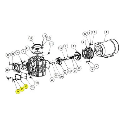 AMT Pumps 4870-040-95 CLEANOUT COVER W/ HEXSCREW SUBGROUP/KIT