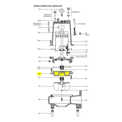 Goulds Pumps Repair Part 1K189 STUFFING BOX - 3888