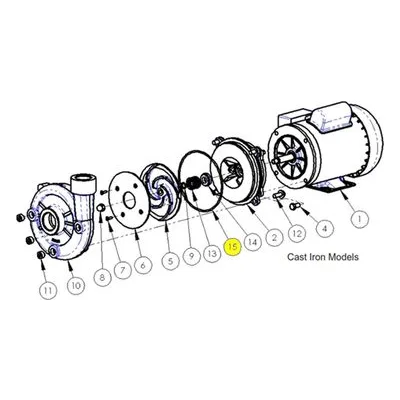 AMT Pumps 5030-302-90 Straight Centrifugal Series Repair Part, O-Ring Kit - EPDM, a Gorman-Rupp Company.