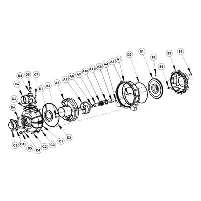 AMT 3P9X Pump Repair Kit 3P9XLR 3P9XHR 3P9XZR 3P9XP