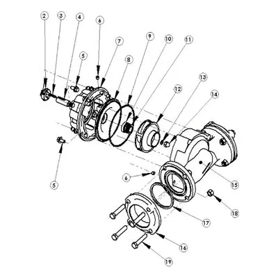 AMT 5735-K7 Pump Repair Kit 5735-97 Inline Circulator Pumps