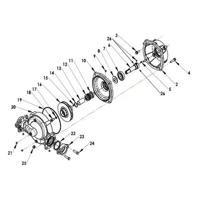 AMT 5862-K5 Pump Repair Kit 5862-95 Inline Circulator Pumps
