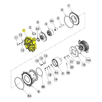 Finish Thompson 106471 Pump Repair Spare Part Housing