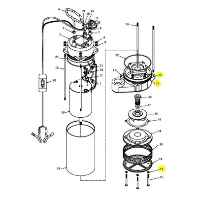 AMT Pump Repair Part 5890-001-90, CASING VOLUTE KIT