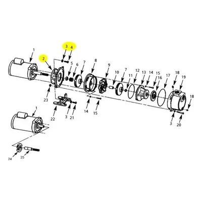 AMT 4780-031-95 Pump Repair Part - ADAPTER XCI E SUBGRP.