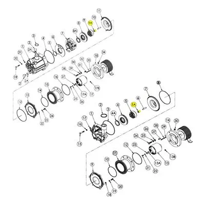 Finish Thompson J103617 Pump Repair Spare Part Impeller Bushing