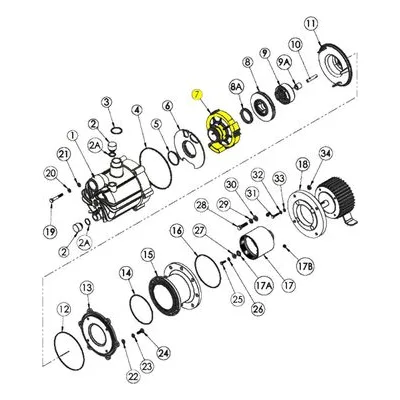 Finish Thompson 106568-2 Pump Repair Spare Part Inner Volute