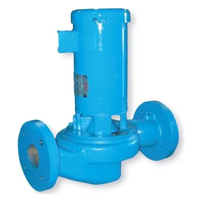 Crane Pumps & Systems 10GB5-1-1/2F-AI-ME Burks GB-1-1/2F Series Vertical In-Line Centrifugal Pump, All Iron.