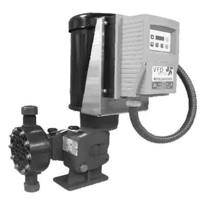 Pulsatron MD1AAASN2C-XXX Pulsafeeder Blackline Mechanical Diaphragm Dosing Pump, BL,7GPH,150PSI,AAS,NPT, VFD