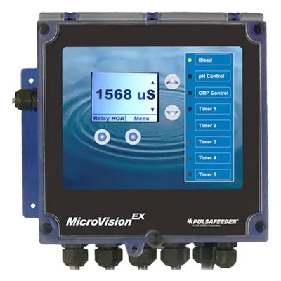 Pulsatron MVECXXXPD-XXX-D753R Pulsafeeder MicroVision EX Cooling Tower Controller, CONT,MVEX,CP,D753RIGHT VLVS