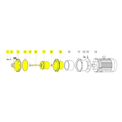 March Pumps Number: 0157-0086-0100 Repair Part - Wet End Kit 1Pk TE-8K-MD