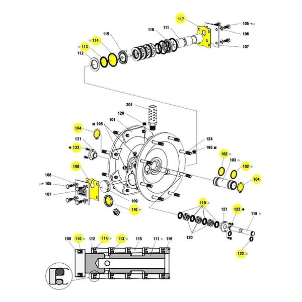 ARO 637118-C Diaphragm Pump, Diaphragm Pump Parts Kits Accessories | IR Ingersoll Rand