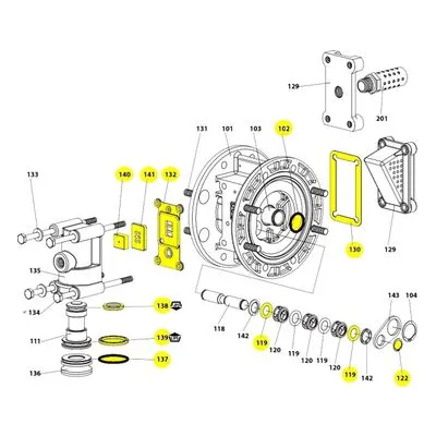 ARO 637141 Diaphragm Pump, Diaphragm Pump Parts Kits Accessories | IR Ingersoll Rand