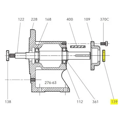 Goulds Pumps Repair Part 5K171 LIP SEAL -3773