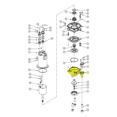 Barnes Pumps 108344 Repair Pump Part Number BODY, PUMP, GRINDER, CI